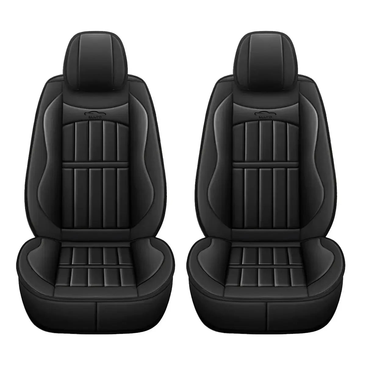 11PCS 5 Seats Car Seat Covers Automobiles Seat Covers Protector Cushion Deluxe PU Leather Front+Rear Full Set SUV Truck