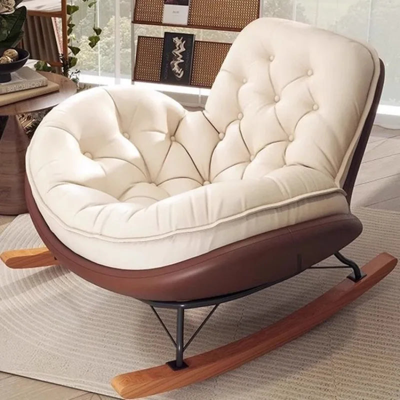 Nordic Rocking Chair, Lounge Chair, Balcony,living Room Home Leisure, Lazy Sofa, Adult Light Luxury Chair, Single Penguin Chair